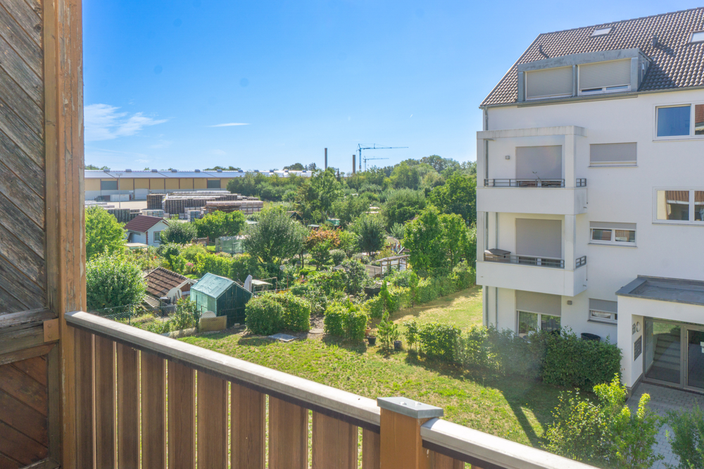 Ausblick vom Südbalkon