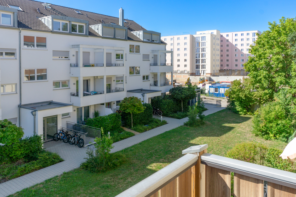 Ausblick vom Südbalkon