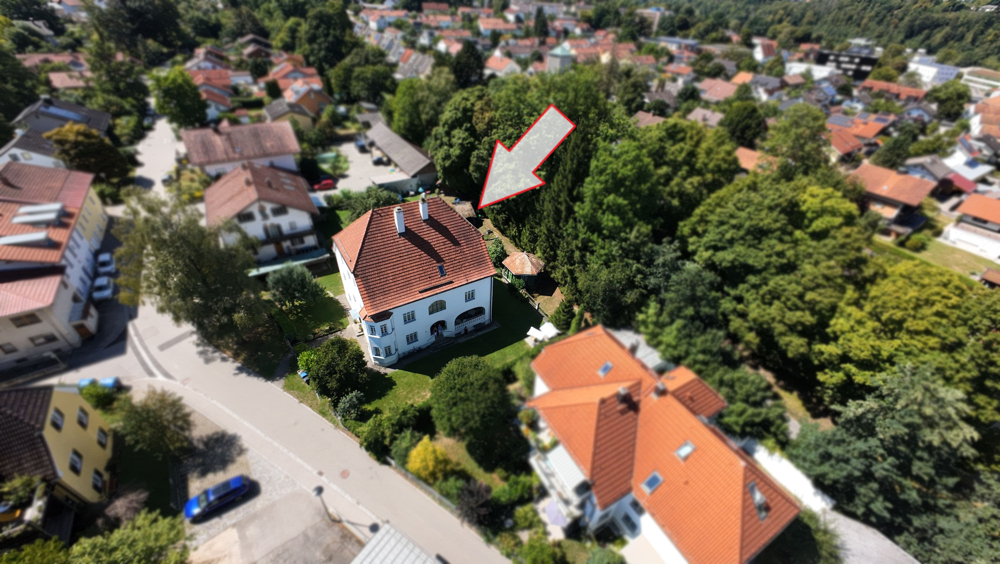 Villa von oben