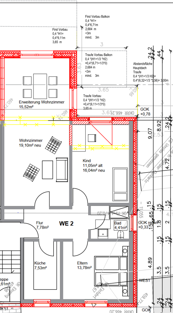Grundriss Wohnung 2