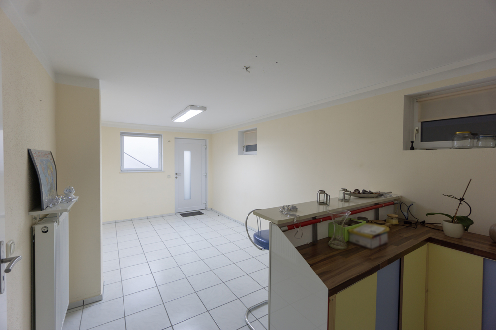 beheizbarer Kellerraum mit eigenem Eingang