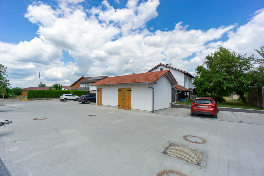 Gemeinschaftliche Fahrradgarage