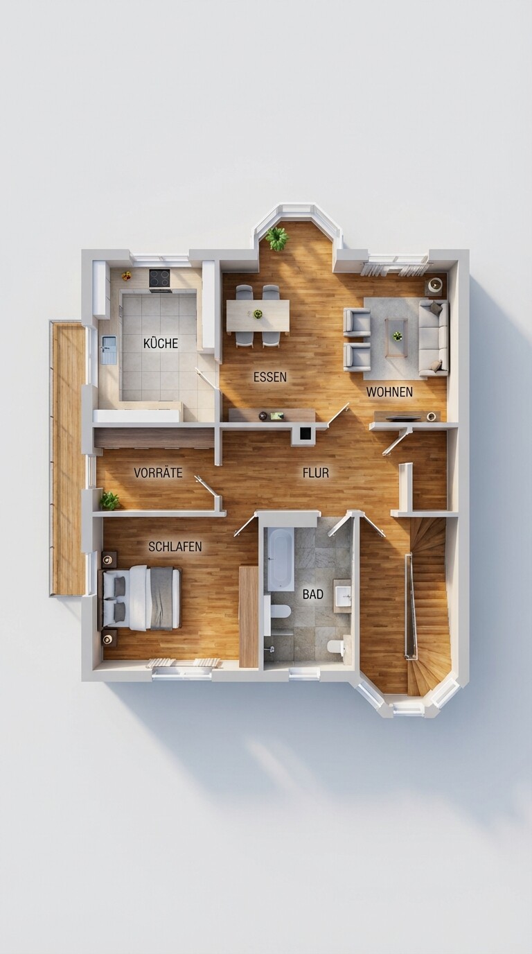 Vorderhaus OG Grundriss