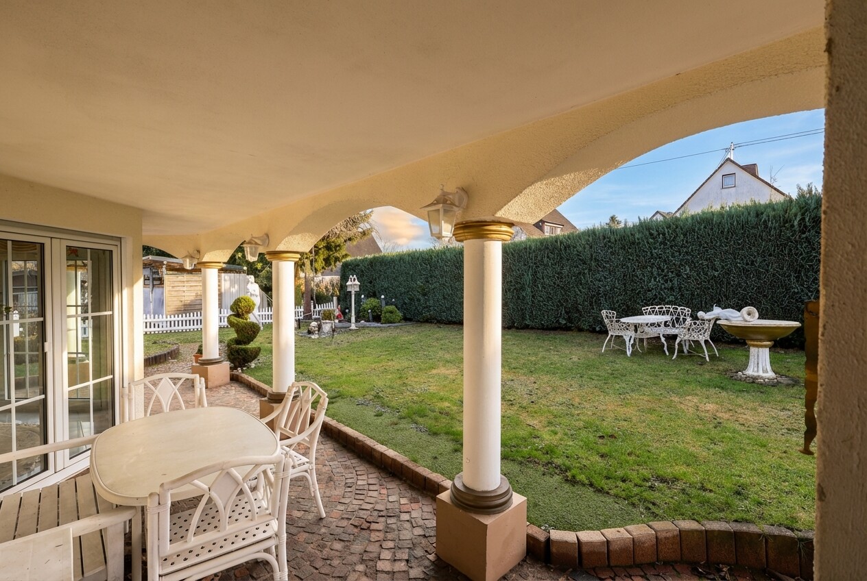 Terrasse - Gartenausblick