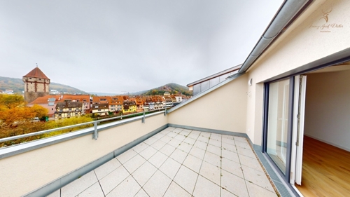 Dachterrasse mit Weitblick auf Wertheim