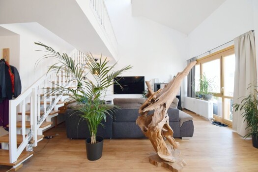 Wohnzimmer mit Galerie