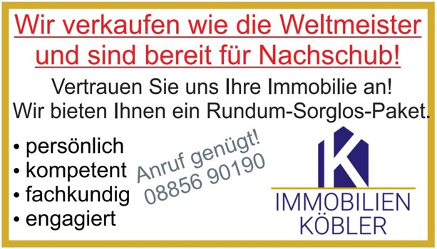 Wir verkaufen wie die Weltmeister und brauchen Nachschub