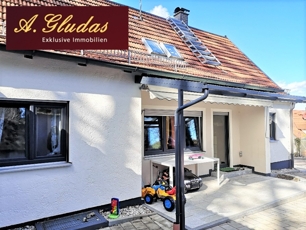 Terrasse mit Glasdach