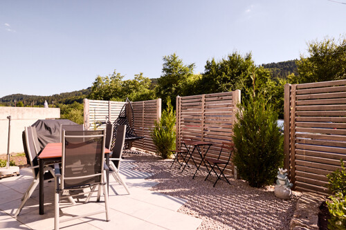 modernisierte Terrasse