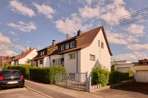 Blick zum Haus