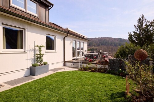 Blick in den Gartenbereich