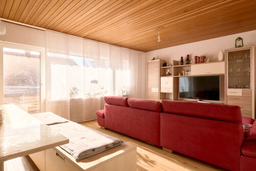 Blick in das Wohnzimmer