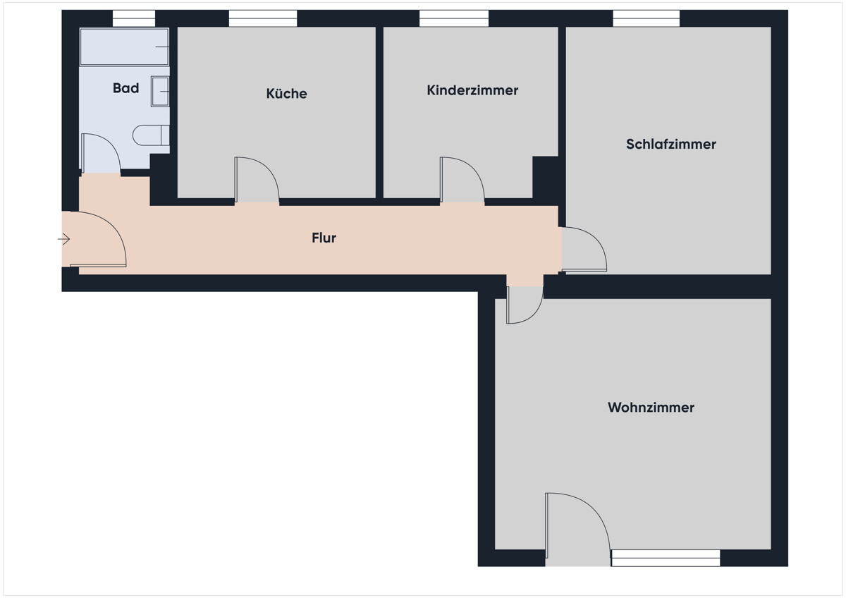 Renovierte drei Zimmer Wohnung mit Loggia und Garage - Photo 1