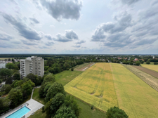 Blick vom Balkon