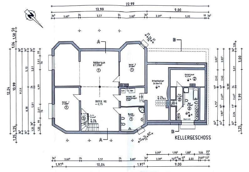 Grundriss Kellergeschoss