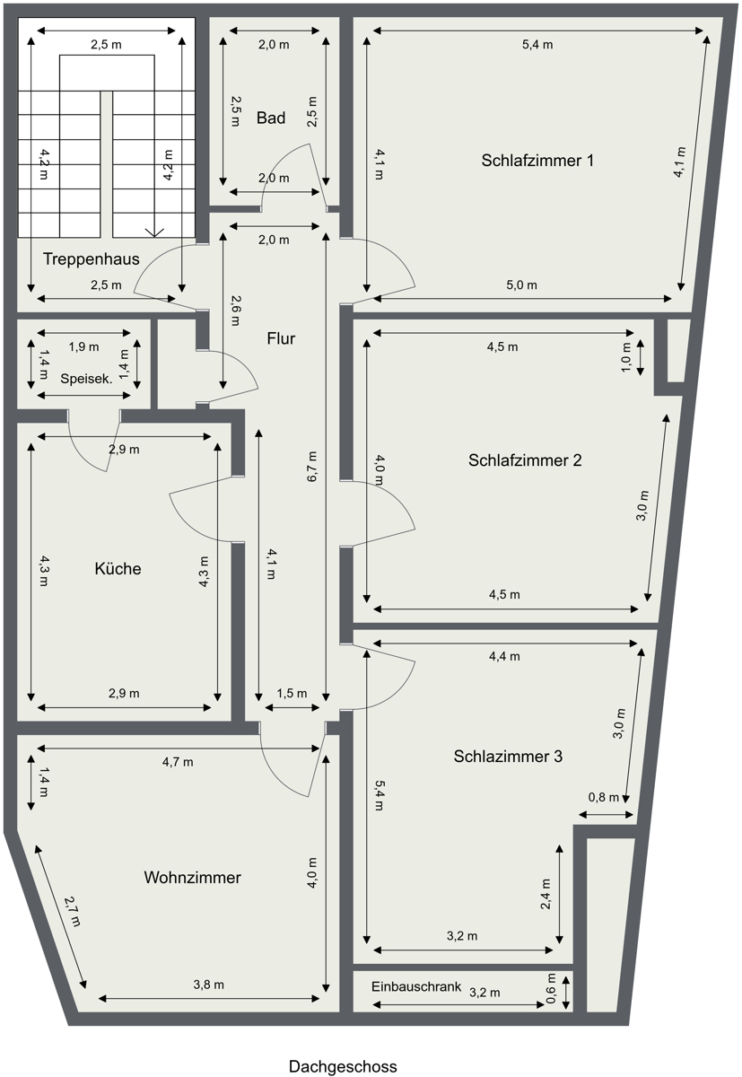 Grundriss - Dachgeschoss
