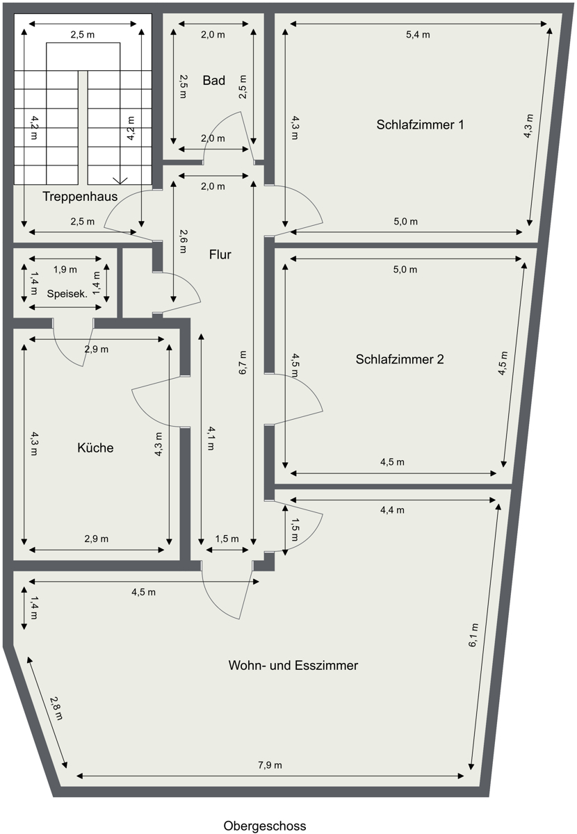 Grundriss - Obergeschoss