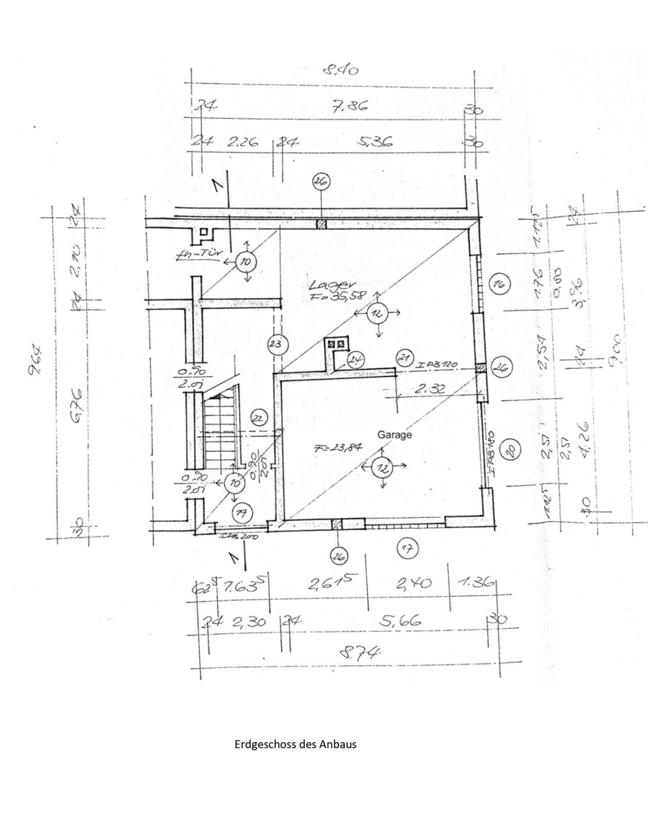 Grundriss - Anbau - Erdgeschoss
