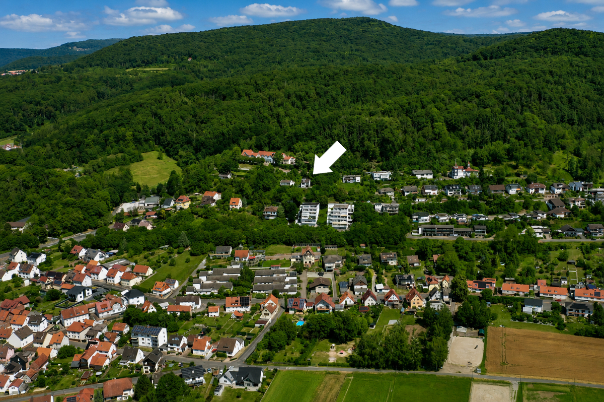Drohnenaufnahme weit