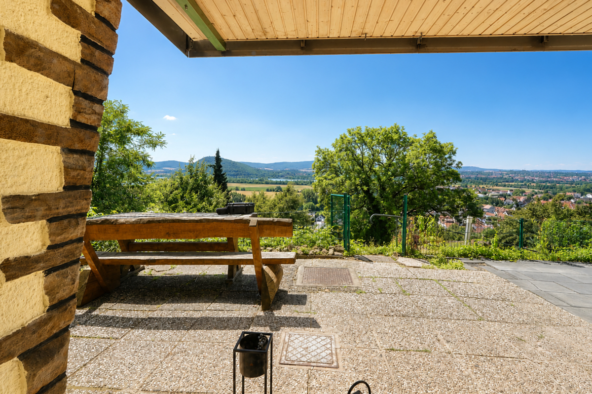 Terrasse mit einzigartigem Ausblick