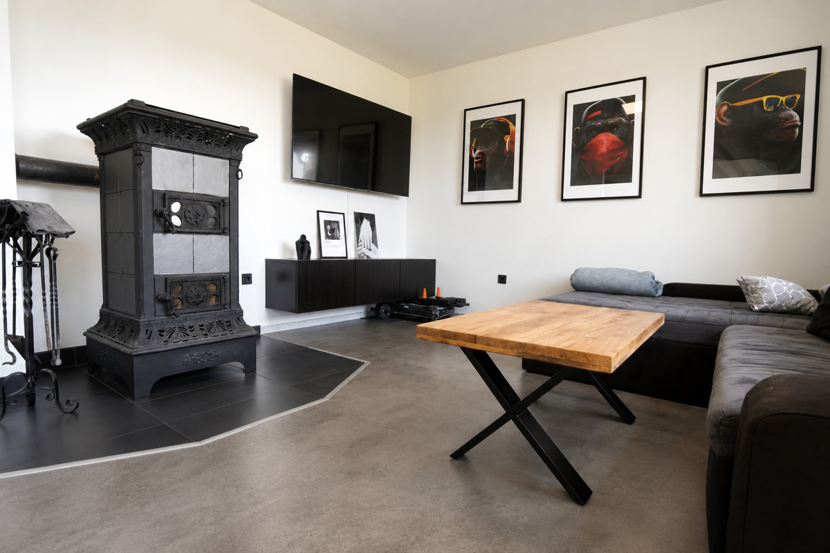 OG offenes Wohnzimmer mit Esszimmer und Küche (2)