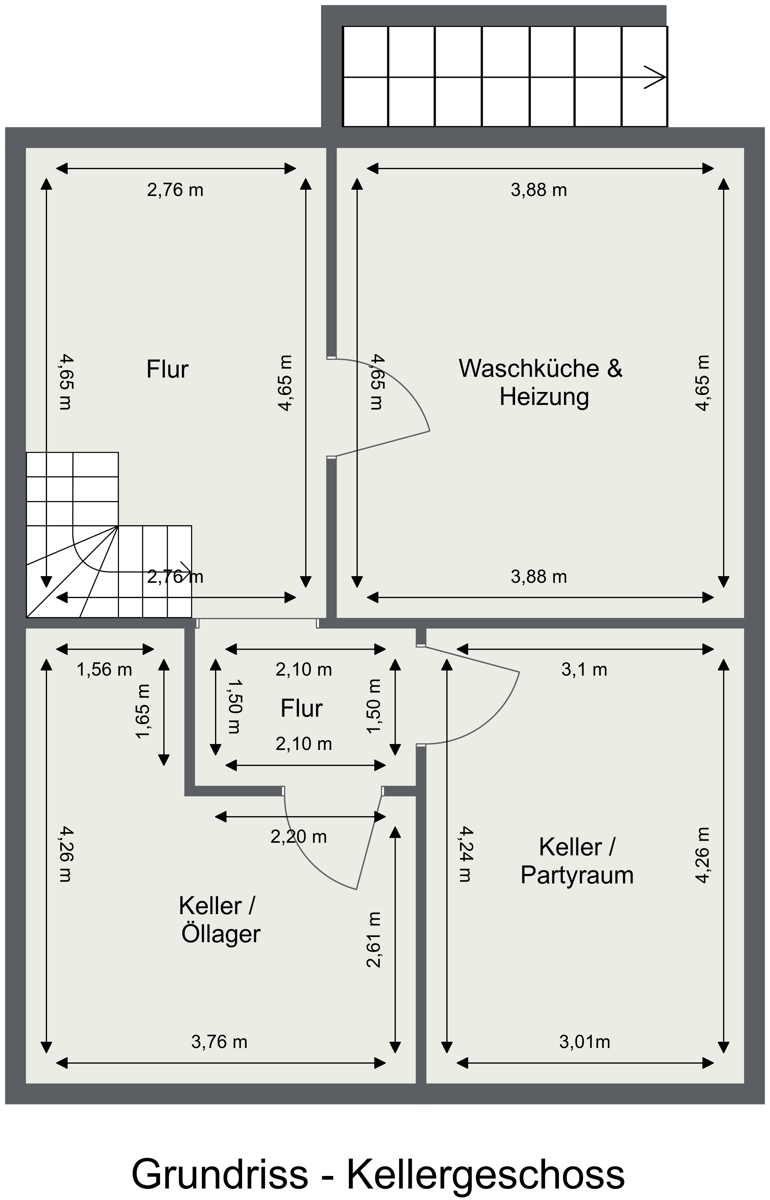 Grundriss Kellergeschoss
