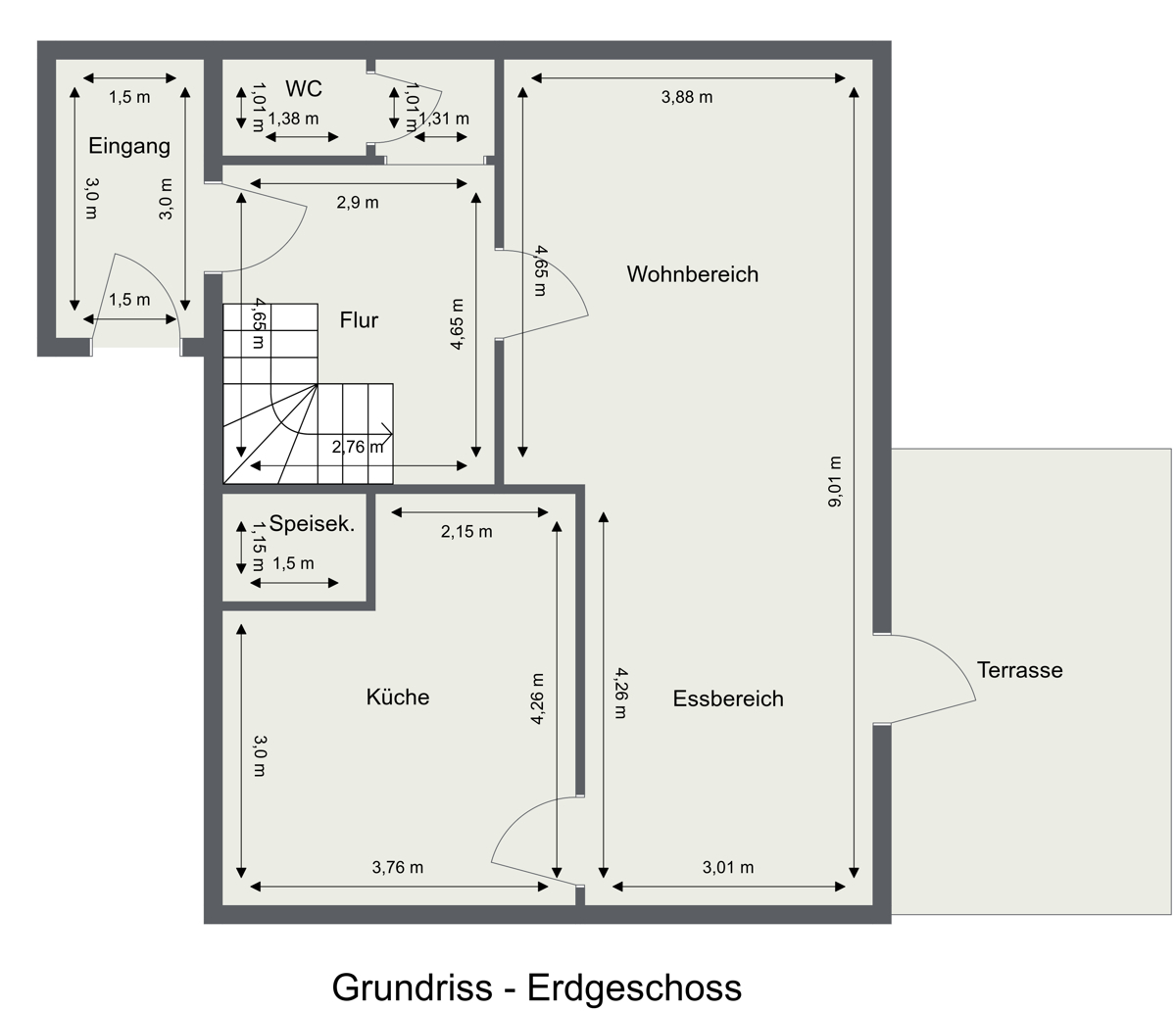 Grundriss Erdgeschoss