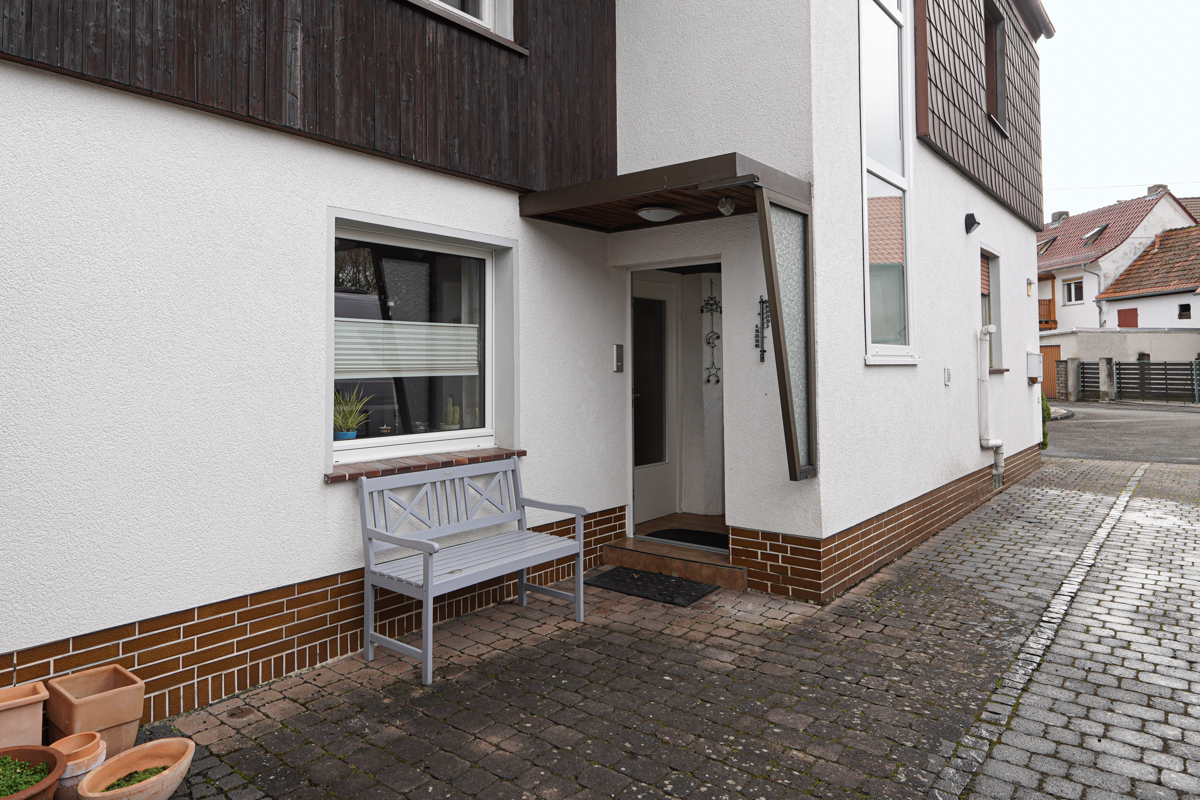 Eingang zum Wohnhaus