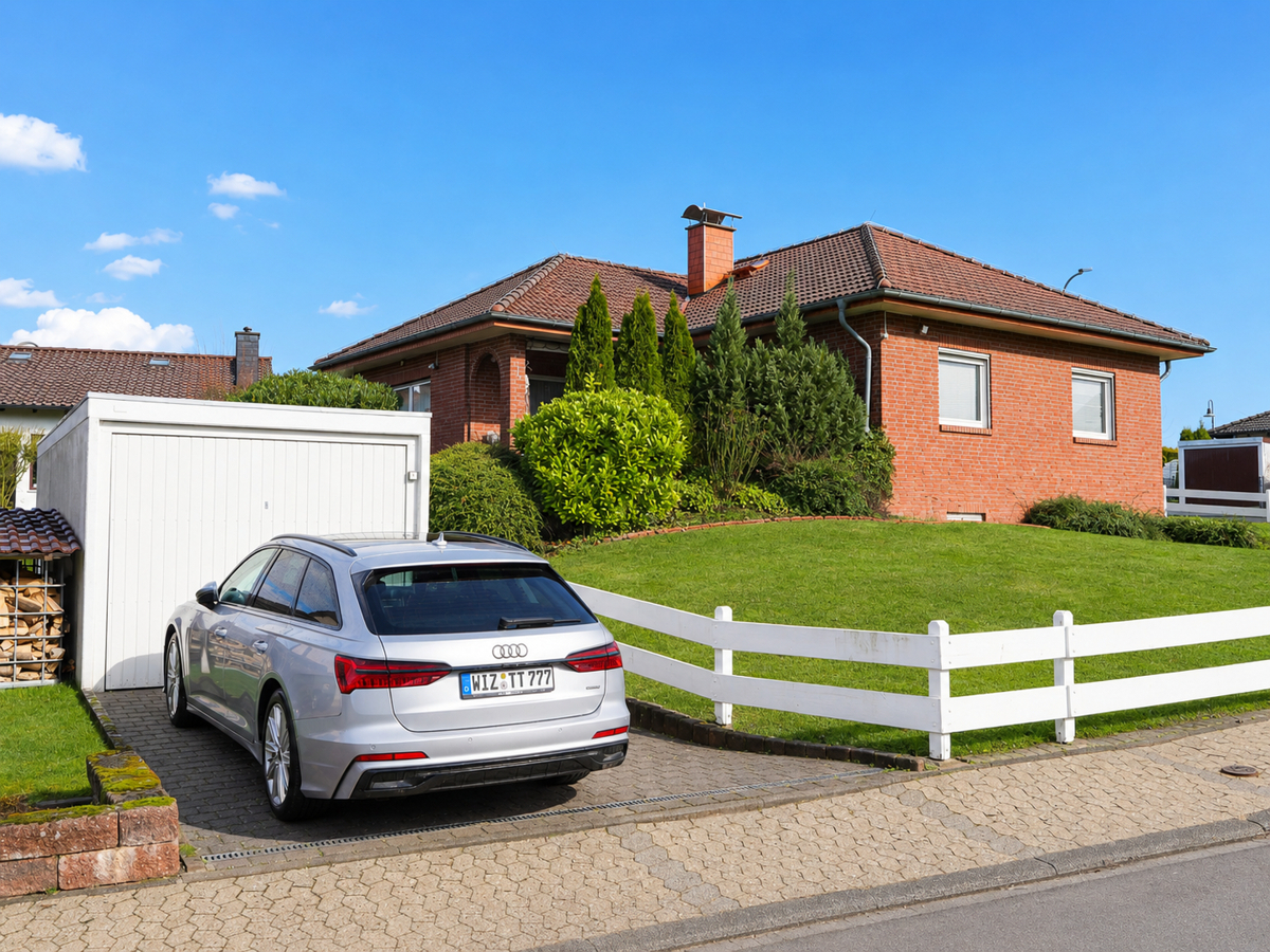 Wohnhaus mit Garten undGarage