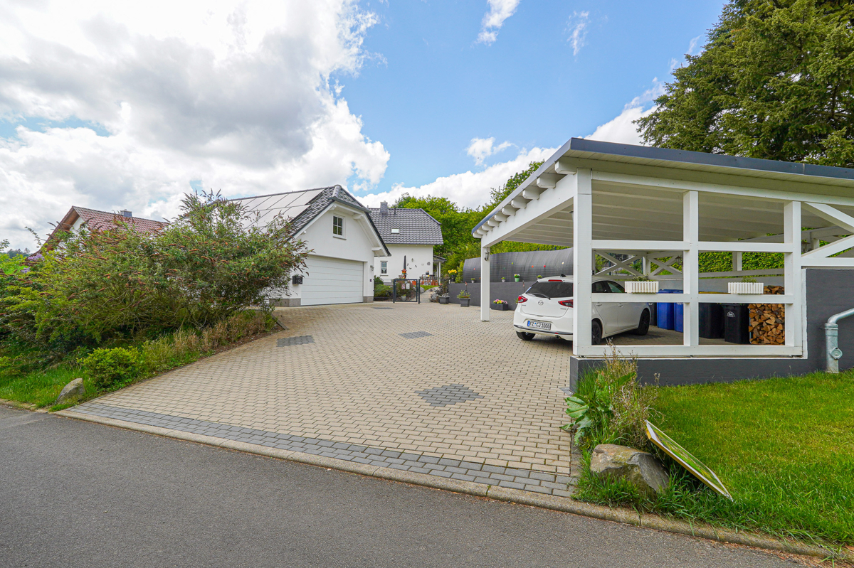 Außenanlage Einfahrt