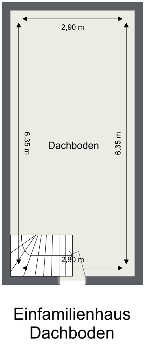 Grundriss - Dachboden