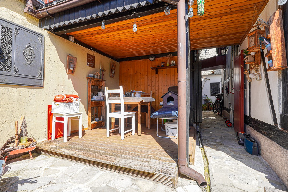 Überdachte Terrasse