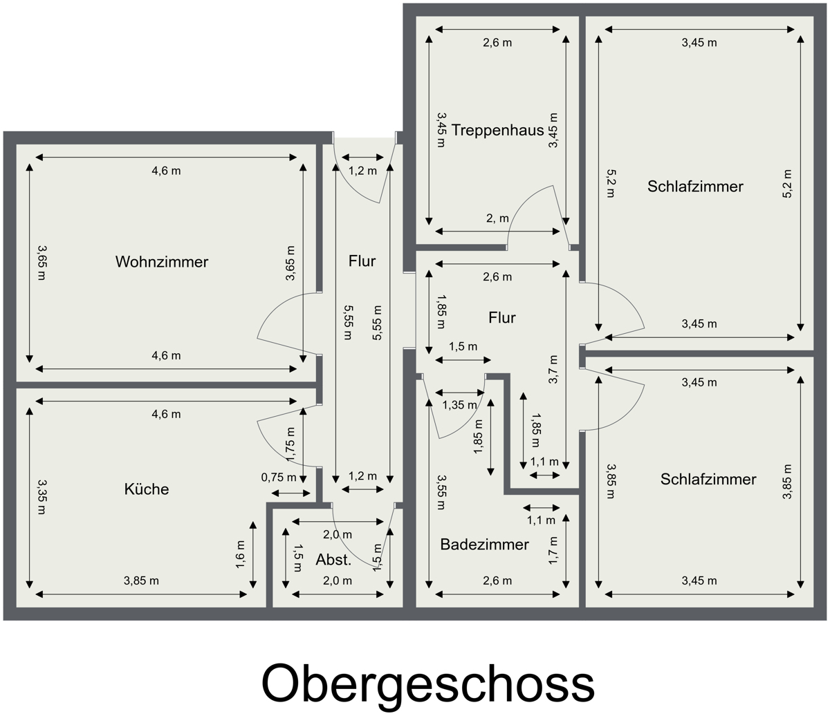 Grundriss - Obergeschoss