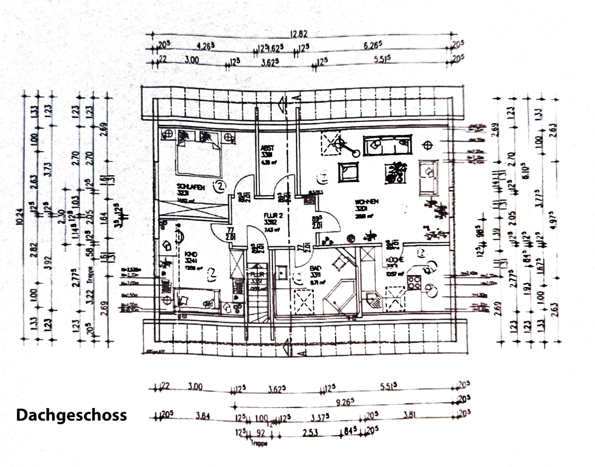 Grundriss Dachgeschoss