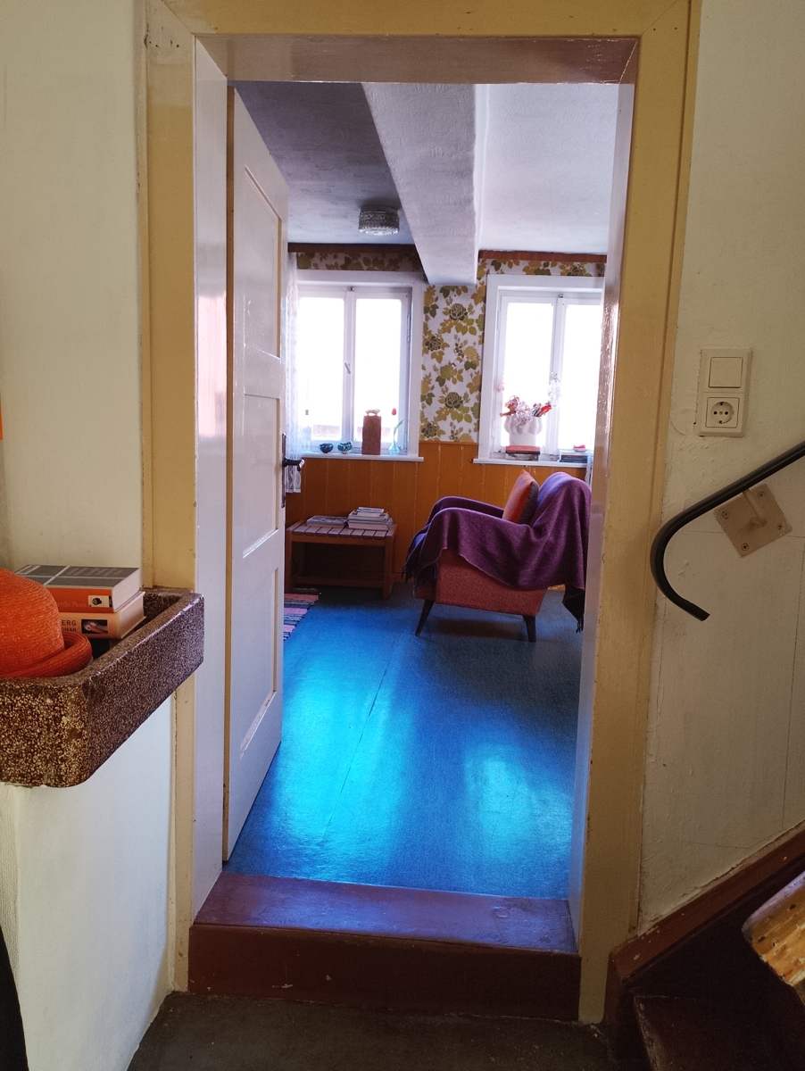 EG Treppenhaus Blick in das Wohnzimmer