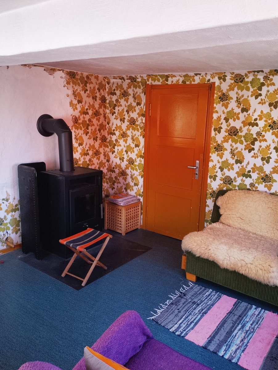 EG  Wohnzimmer mit Ofen