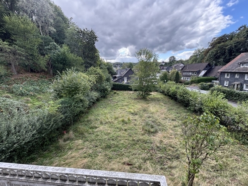 Aussicht vom Balkon des Fachwerkhauses
