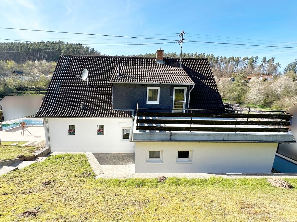 Hausrückseite