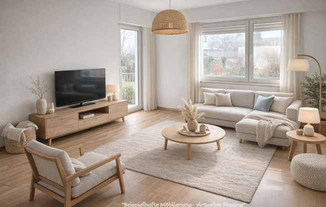 Wohnzimmer 1 virtuell bearbeitet