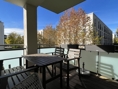 Überdachter Balkon