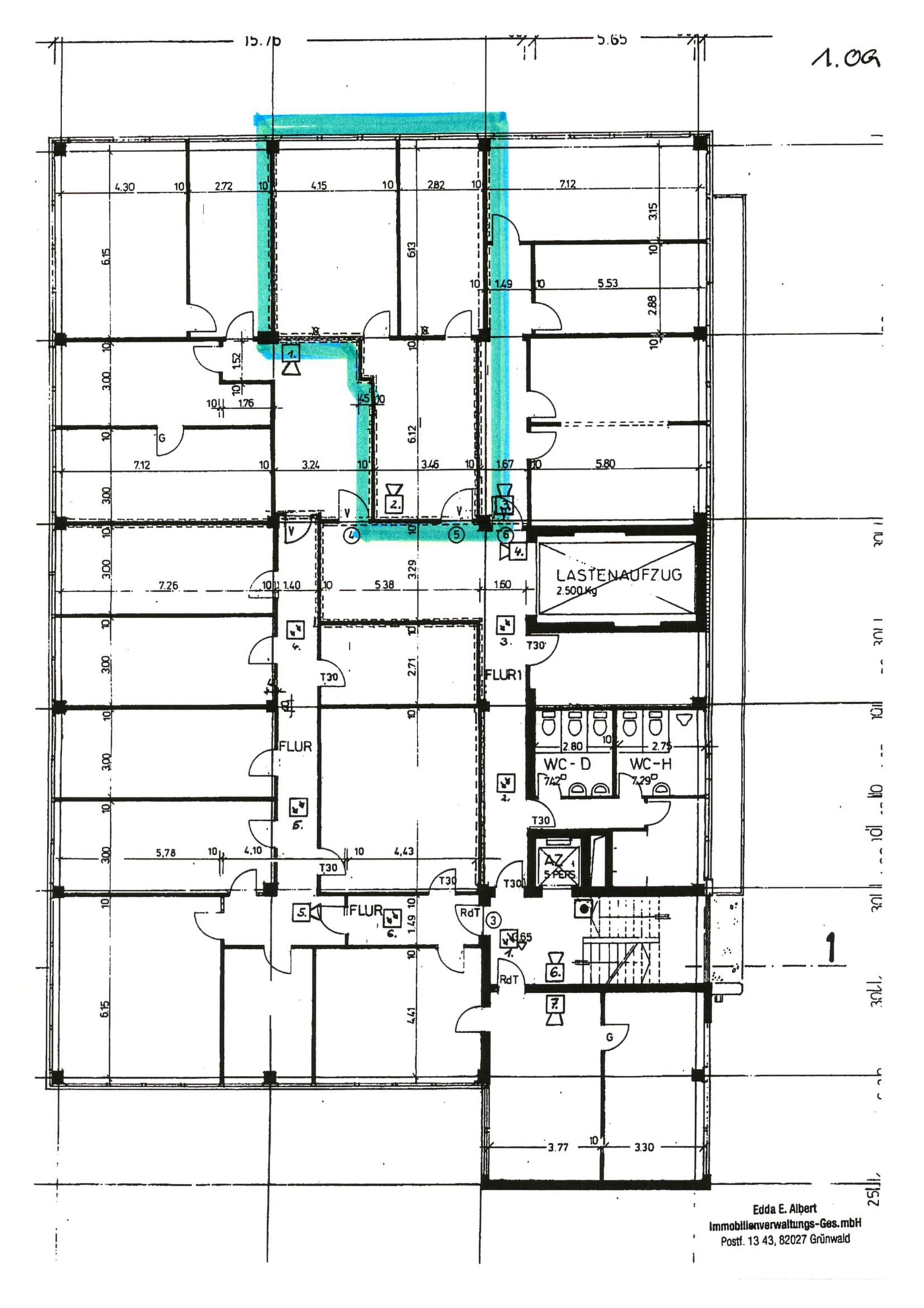 Grundriss 78 m² 1.OG