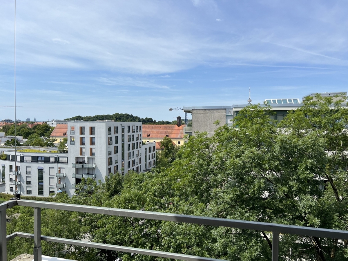 Blick vom Westbalkon