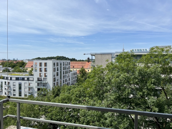 Blick vom Westbalkon