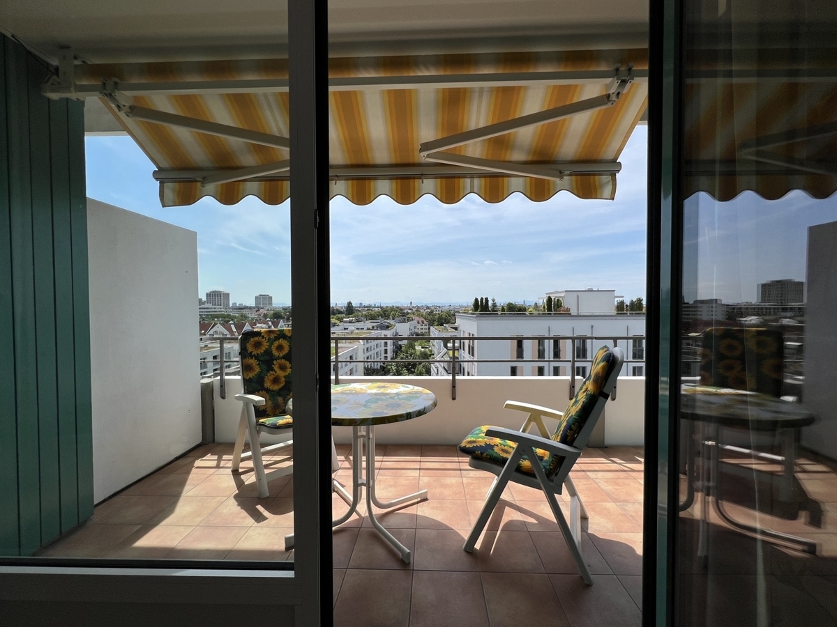 Blick vom Schlafzimmer