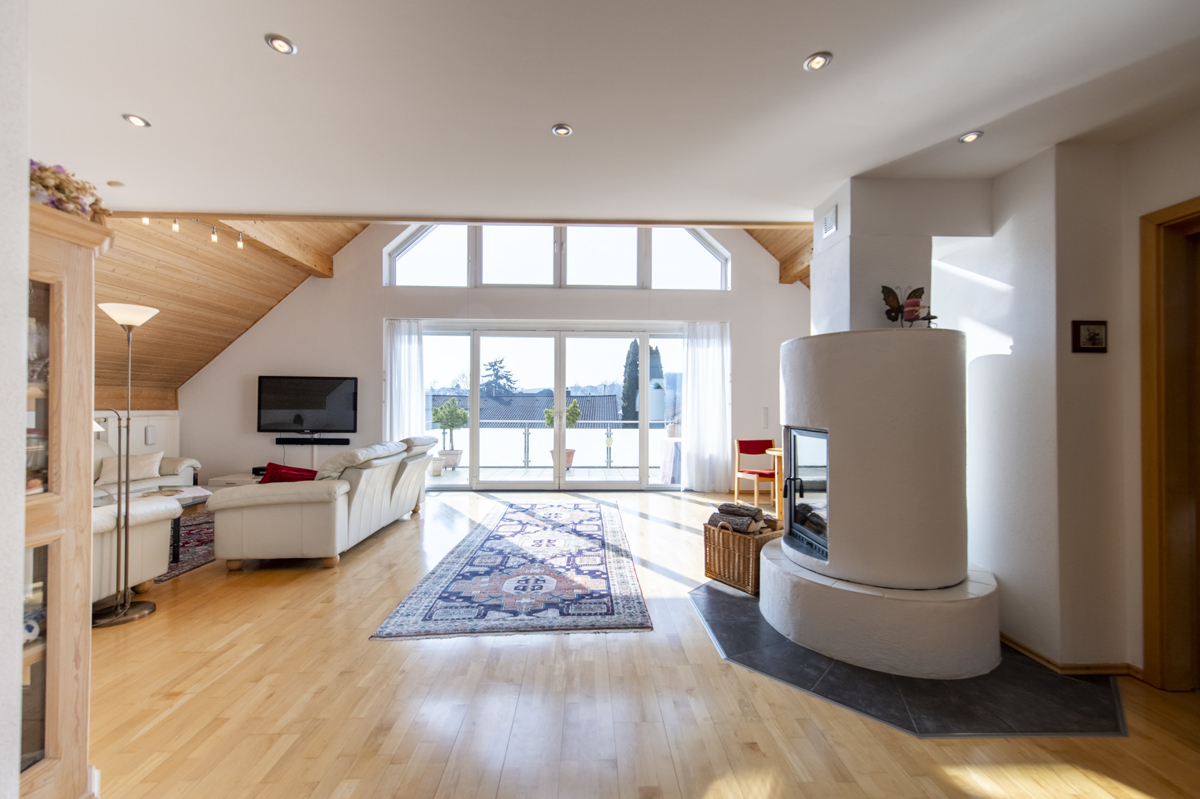 Blick ins Wohnzimmer