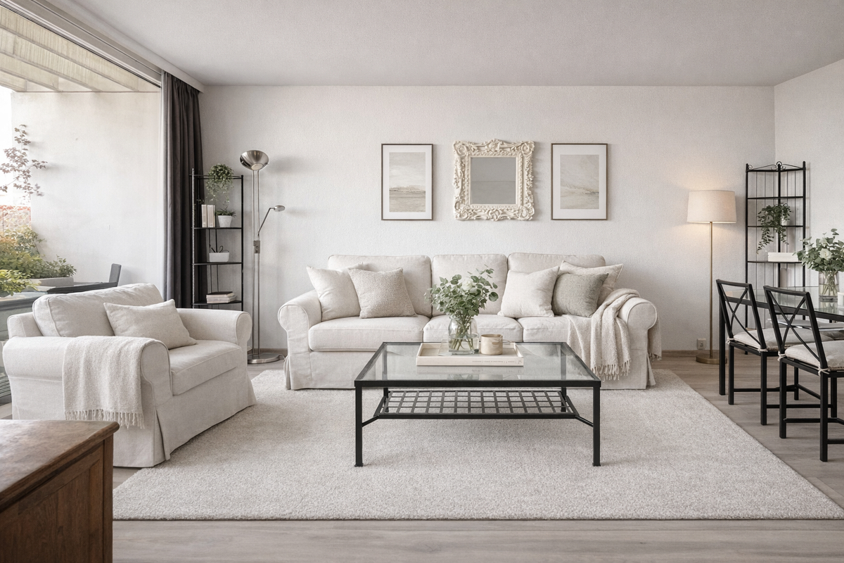 Wohnen virtuell bearbeitet