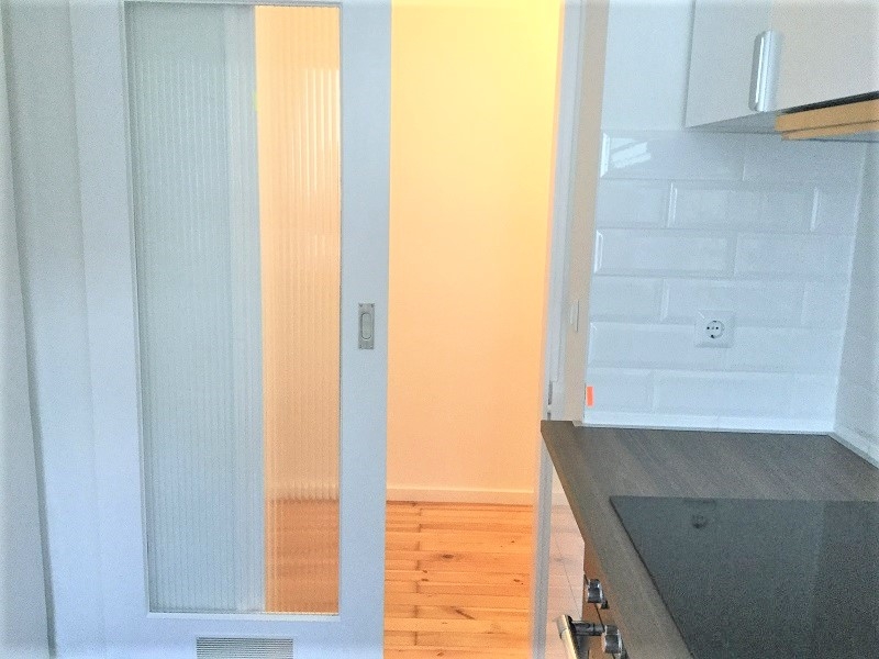 Schiebetür in der Küche