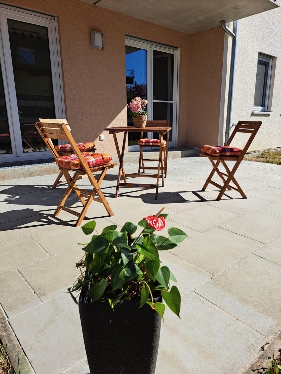 Terrasse auf der Südseite