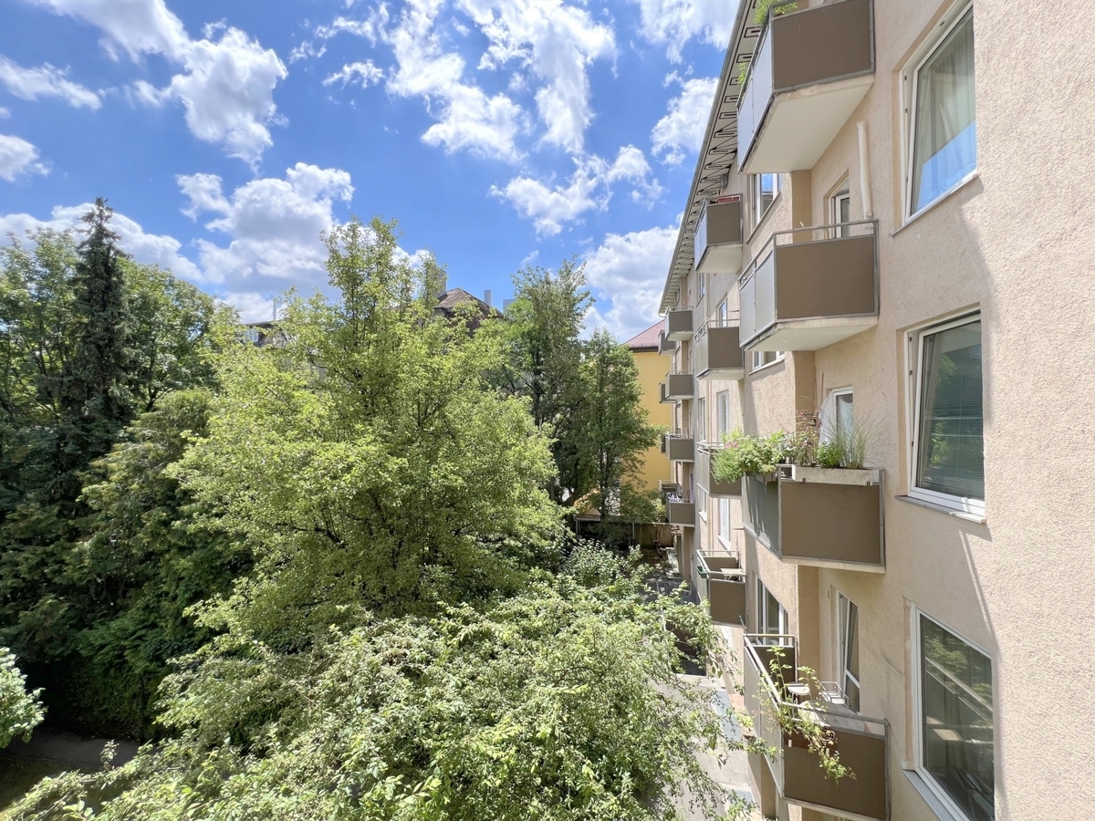 Blick vom Südbalkon