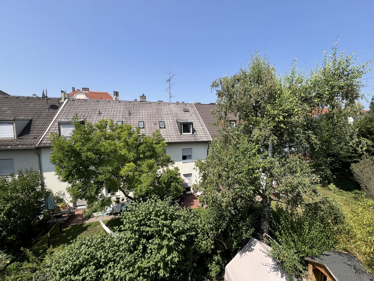 Grüner Innenhof